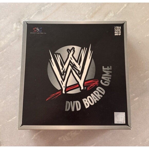 WWE WWF DVD Board Game Superstars 2005 SBG  Used Complete - Picture 1 of 4